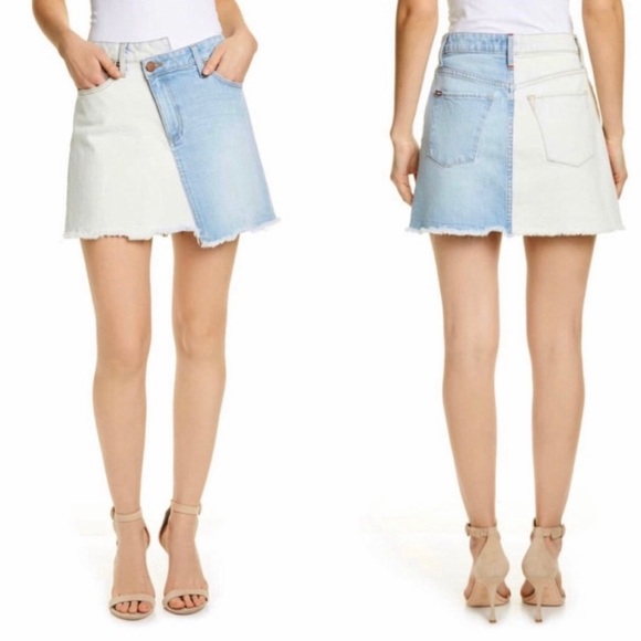 Alice + Olivia Amazing Two Tone‎ High Rise Skirt - Picture 2 of 12